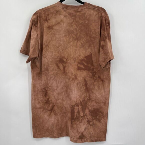 The Mountain Brown Short Sleeve 3D Kitten Cat Face Tie Dye T-Shirt Large - Picture 4 of 4